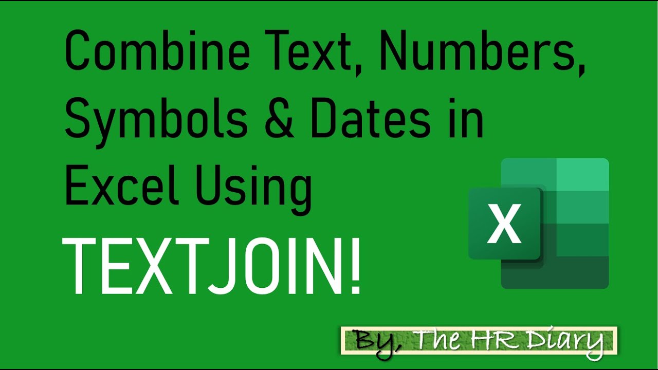 Объединяйте текст, числа, символы и даты в Excel с помощью функции TEXTJOIN!