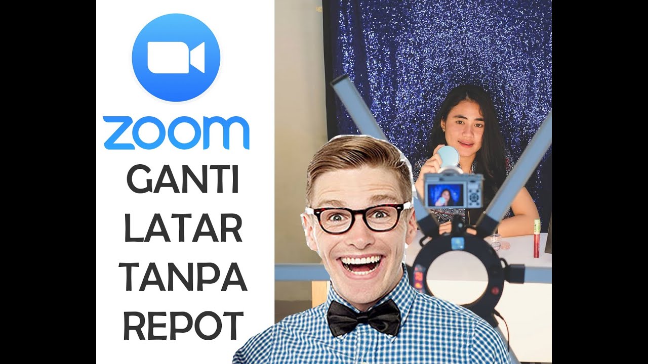 Mudah cara ganti background di zoom tanpa green screen anti repot