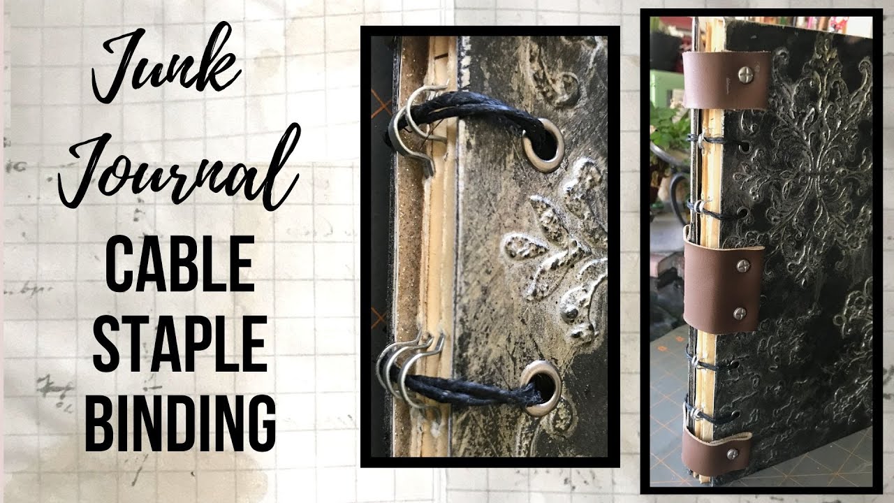 Wire Staple Binding. A new way of journaling? Replace or add to your JJ