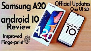 Android 10 Samsung A20 Official Updates - New Features Review