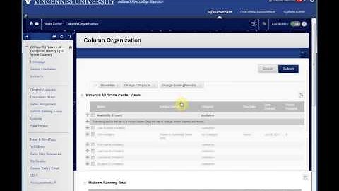Creating a Midterm Calculated Column in Bb