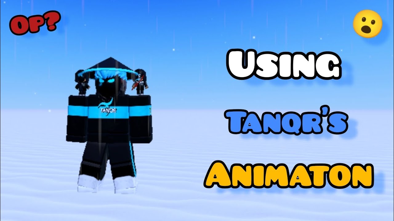 Using @TanqR Animation in roblox bedwars - YouTube