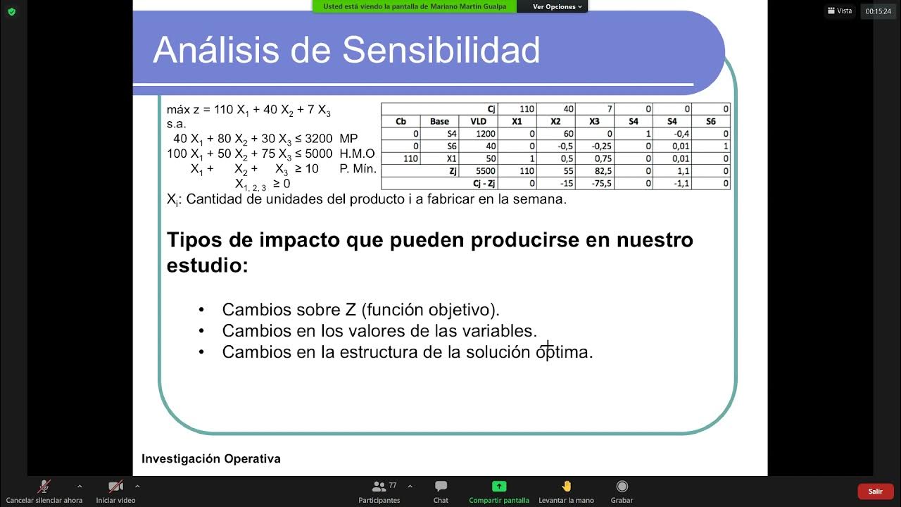 analisis sensibilidad 20210517 214710 - YouTube