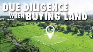 Land Purchase Due Diligence