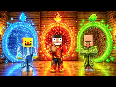 Minecraft, Elemental Tunnel Challenge || Minecraft Mods || Minecraft gameplay 