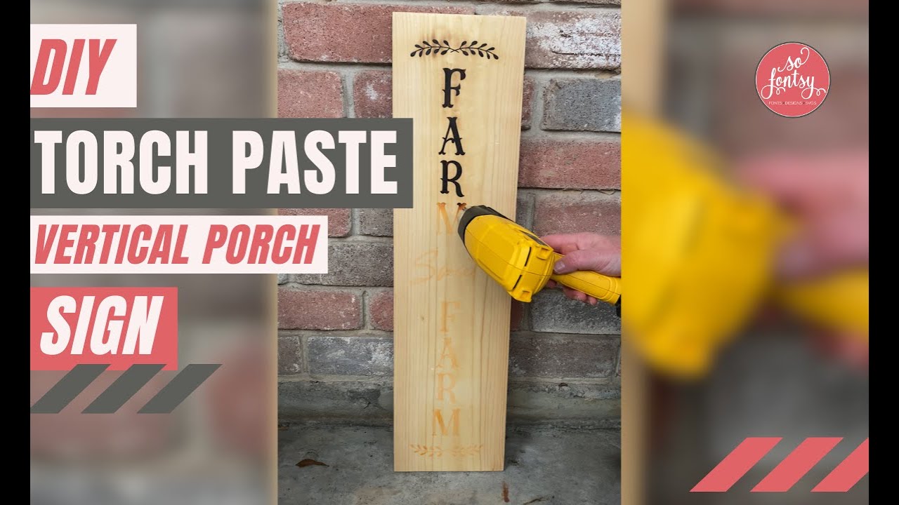 🔥 How To Wood Burn w/Chalk Couture & TORCH PASTE - The Original Wood  Burning Paste