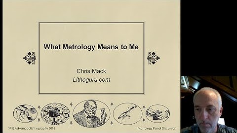 What Metrology Means to Me