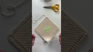 Knit*Minute - Weaving in Cotton Ends