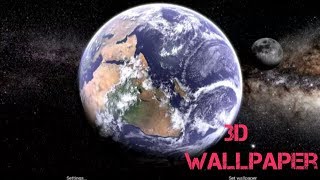 Earth & Moon 3D Live Wallpaper For Android|| Download From The Play Store|| screenshot 5