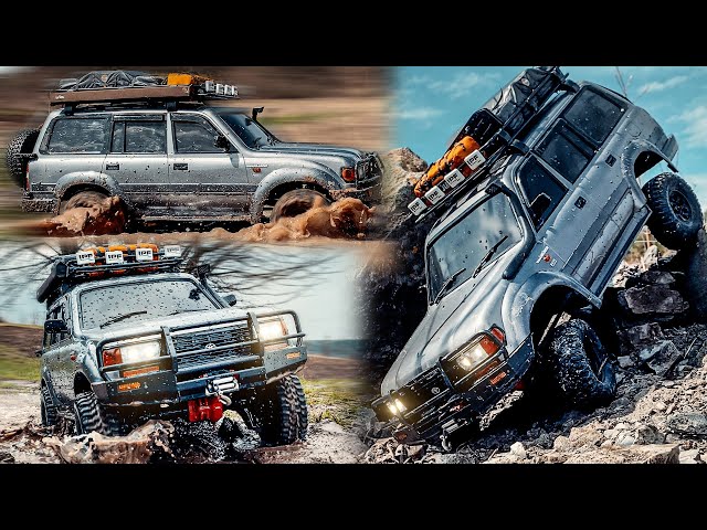1/10 Scale RC: TOYOTA Land Cruiser 80 (TRX4 Cassis) Off-road