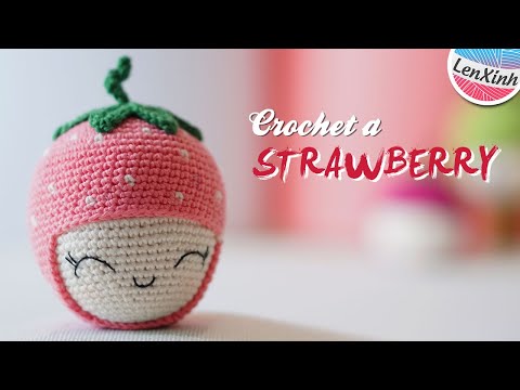 Video Móc Thú Bông #4 - Móc Quả Dâu Mặt Cute - youtube