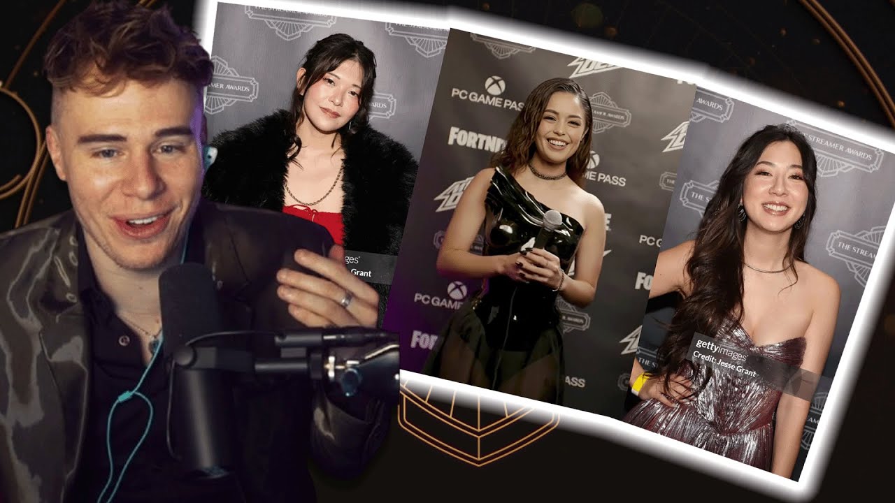 Blau REACTS to his FRIENDS OUTFITS at The Streamer Awards