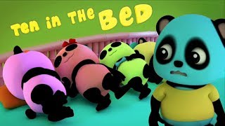 Ten In The Bed | five little pandas | finger family song | baby bao panda