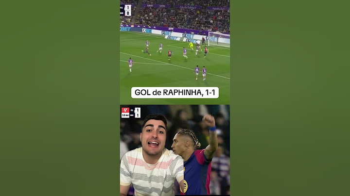 GOL de RAPHINHA en el VALLADOLID vs BARCELONA #futbol #barcelona #valladolid #raphinha