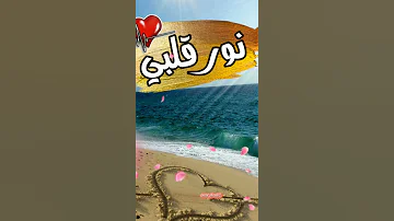 اسم نور تصميمي حالات واتس اسم نور ستوريات 