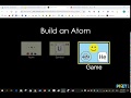 Identifying Elements and Understanding Atomic Structure in Build an Atom Simulation