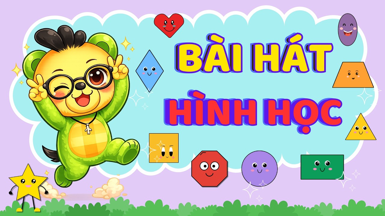 Bài Hát Hình Học Cho Bé | Học Hình Tròn, Vuông, Tam Giác, Chữ Nhật Cùng Gấu Pulo