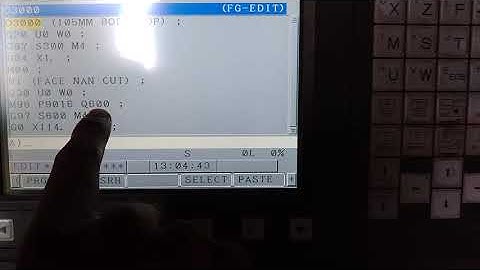 How to calling fanuc sub-program marked only sequence number