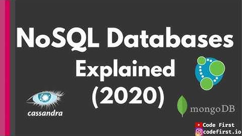 NoSQL Databases Explained  in 5 minutes (2020) Concept, examples, types and what you should learn