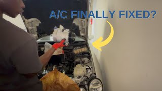 25-Year-Old Mercedes E320 A/C Compressor Replacement! Will It Survive Without a New Dryer? 🤔