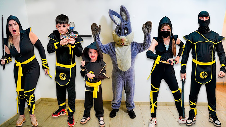 THE EVIL RABBIT - WE BECAME NINJAS AND DEFEAT THE BIG RABBIT! WHO ARE THEY? - Part 36