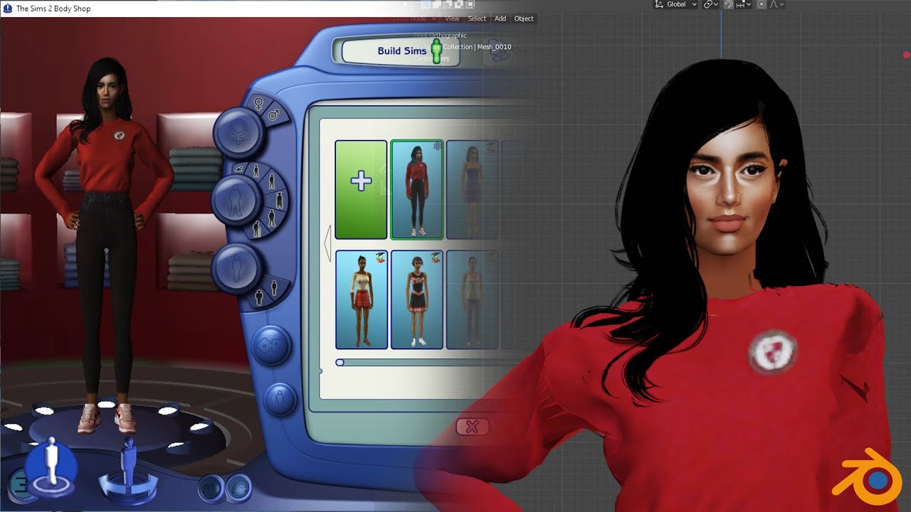 Sims blender