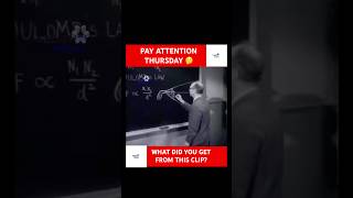 PAY ATTENTION THURSDAY🤔 WHAT DID YOU GET FROM THIS CLIP? #physicsinaction #lightexperiment