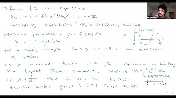 Apr 21: Amplitude Equation for Neural Pattern Formation