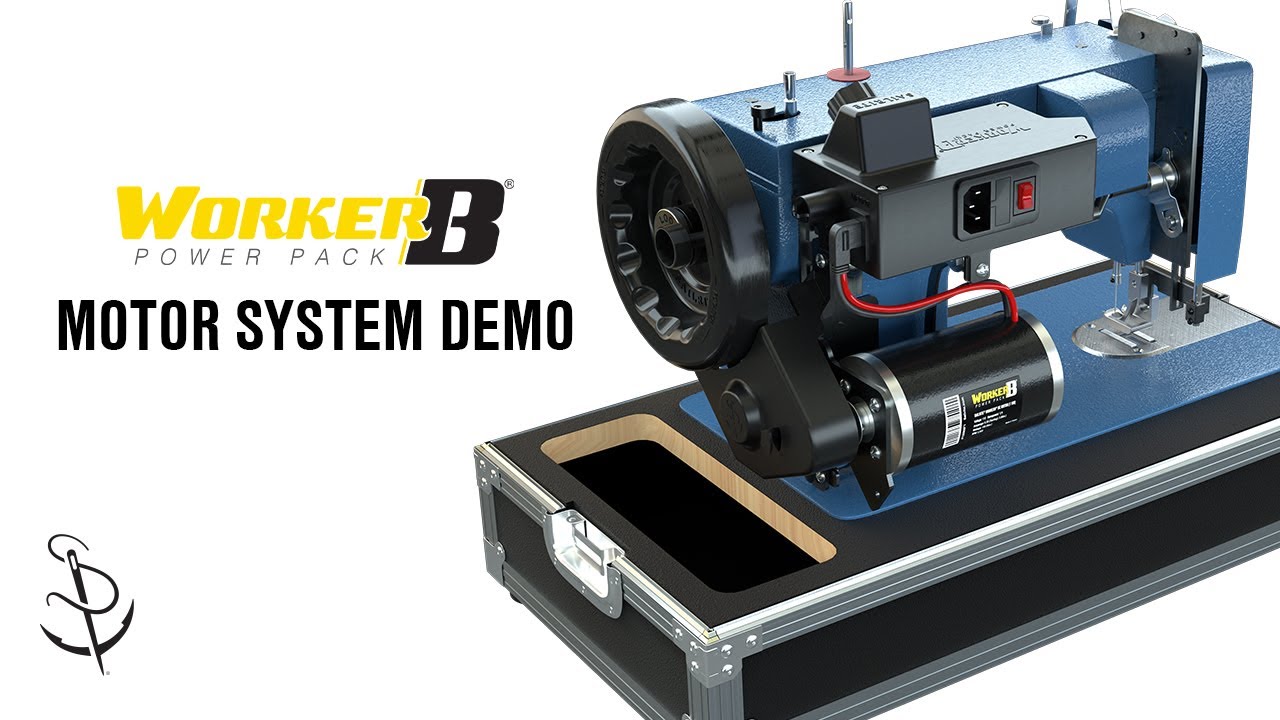 Sailrite® WorkerB® Power Pack Motor System Demo YouTube