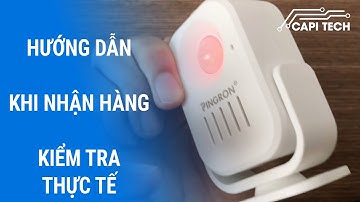 [Hướng Dẫn] Chuông báo khách hồng ngoại không dây cảm ứng P03RC Pingron