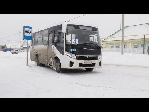 На маршруте номер 4 работают новые автобусы