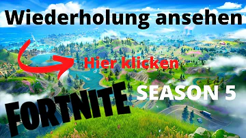 Wie sieht man Wiederholungen in fortnite?