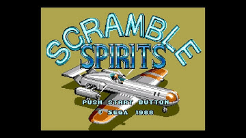 Scramble Spirits (Master System PSG 60Hz / US) - Intro / Attract Mode