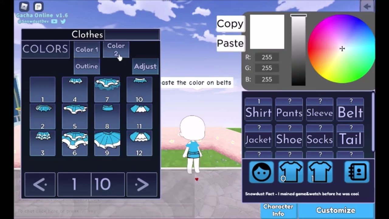 how-to-make-a-bunny-suit-in-gacha-online-youtube
