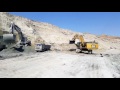 Liebherr R 984C & Caterpillar 385C LME working together