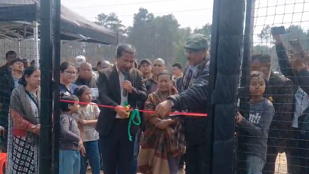 Ryngkat ka jingkyrkhu kyrdoh la plie iaka madan football 7 A-Side ha Spein Nangbah