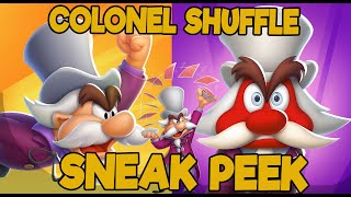 COLONEL SHUFFLE SNEAK PEEK AND INFO - LOONEY TUNES WORLD OF MAYHEM