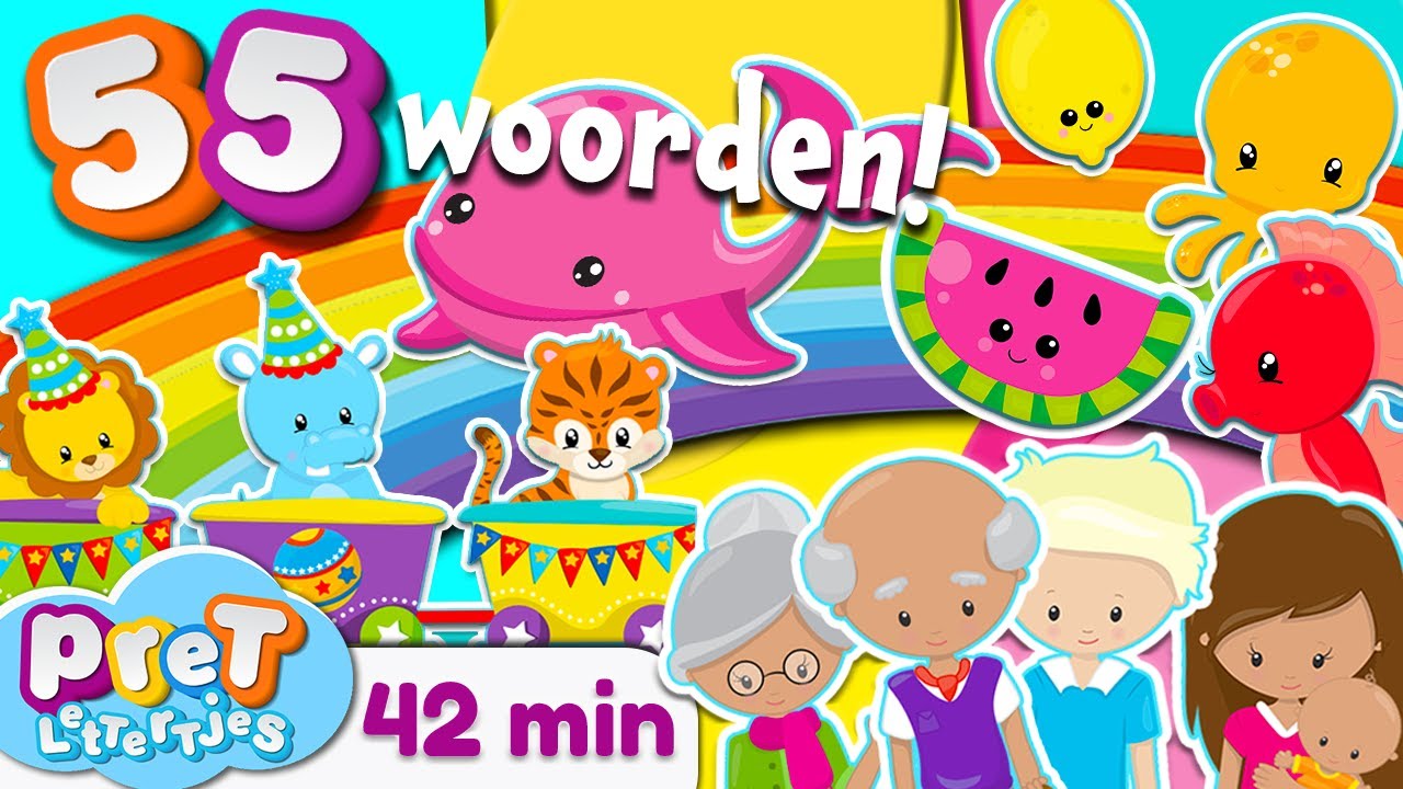 Vormen leren Nederlands 🟢🔺🟦🔶 Vormen oefenen voor peuters en kleuters