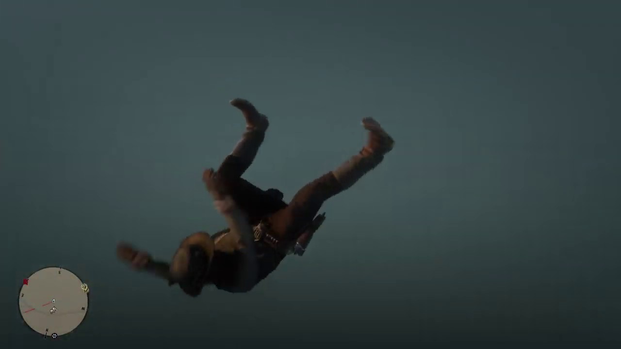 Red Dead Redemption 2 Bizarre falling through map glitch - YouTube