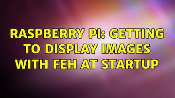 Raspberry Pi: Getting to display images with feh at startup
