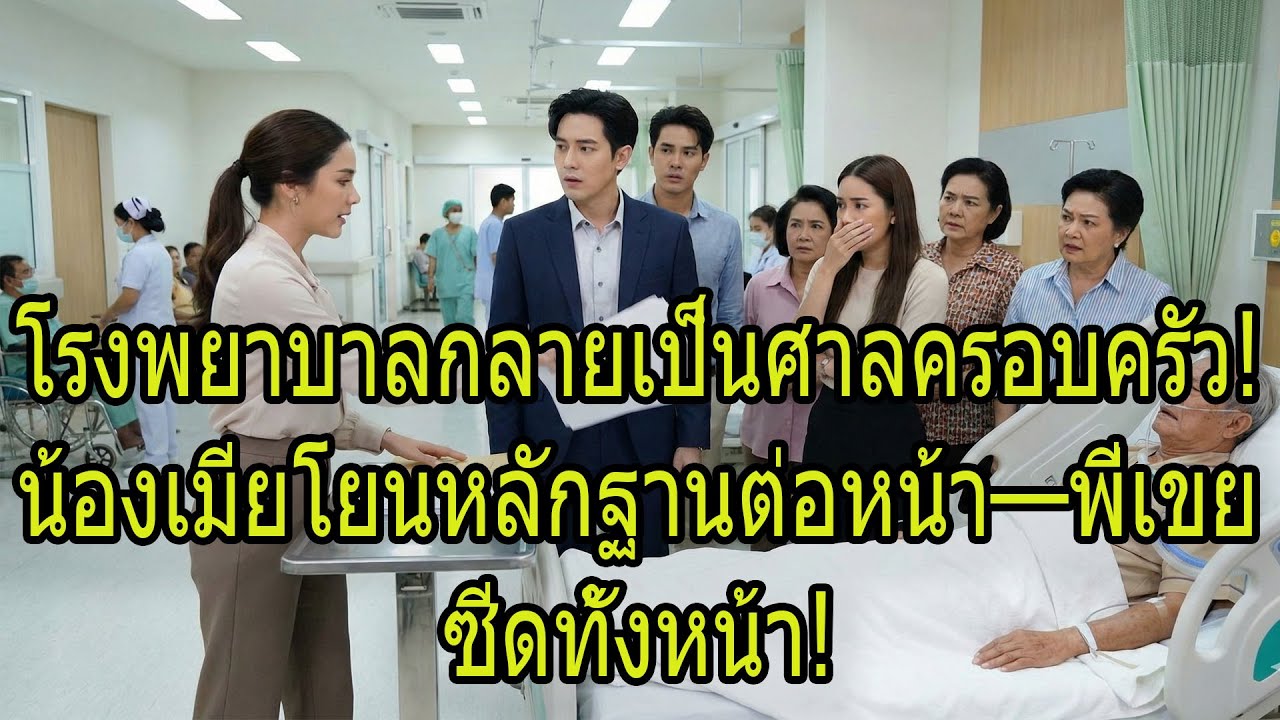 โรงพยาบาลกลายเป็นศาลครอบครัว! น้องเมียโยนหลักฐานต่อหน้า—พี่เขยซีดทั้งหน้า!