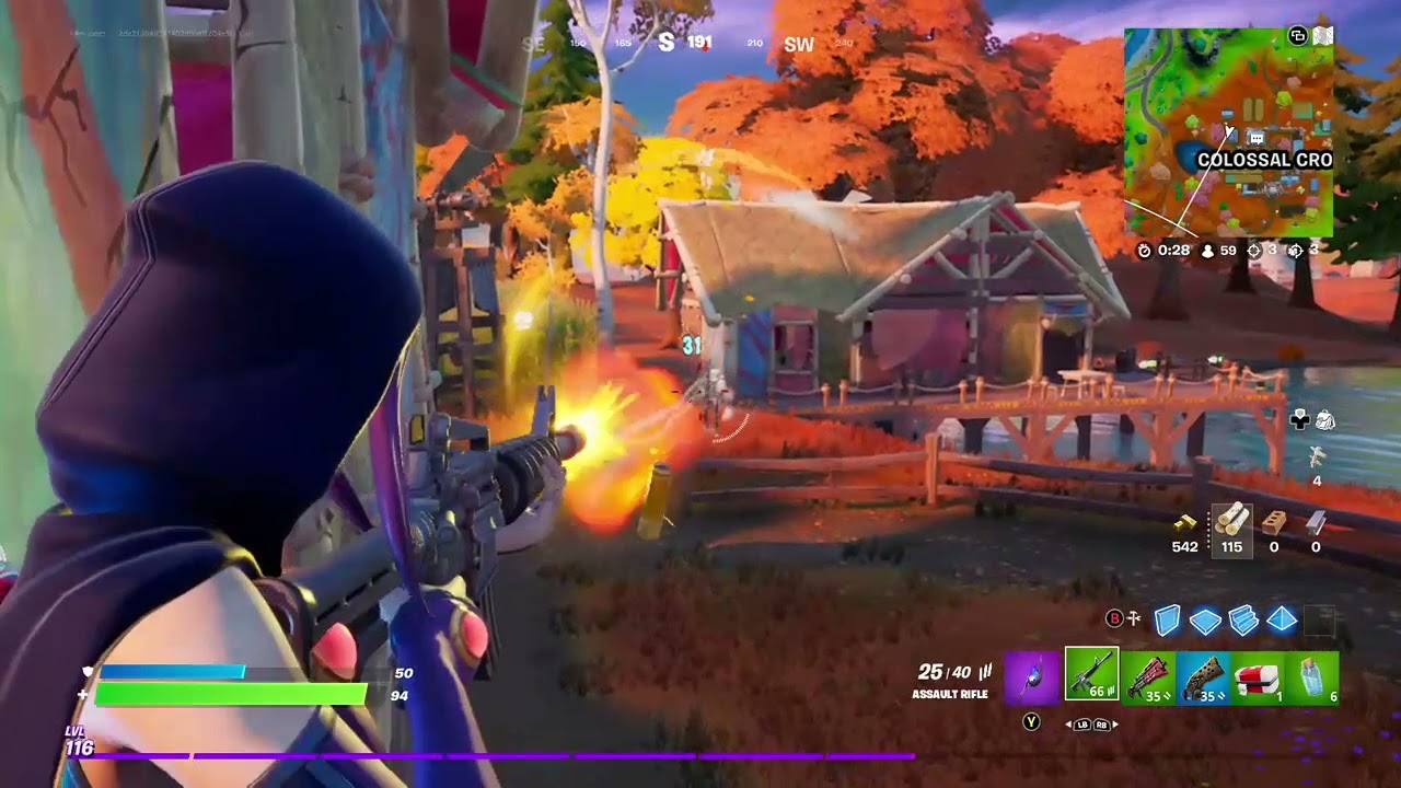 Shockwave grenade yourself while in the storm - Fortnite - Week 9 - Epic Quest