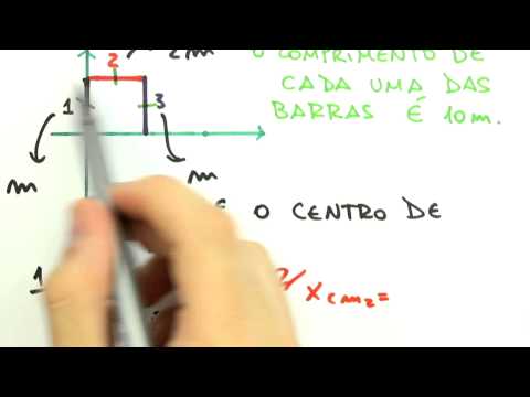 Me Salva! SPCMEX01 - Cálculo do Centro de Massa - Física Geral - Mecânica