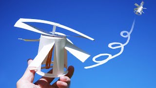 【DIY】How to make a paper cup helicopter
