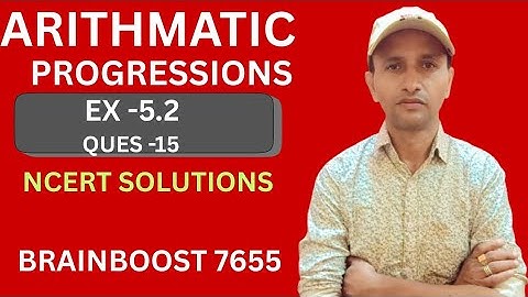 Arithmetic Progression ll chapter 5 ll Class 10 Maths ll NCERT solutions #