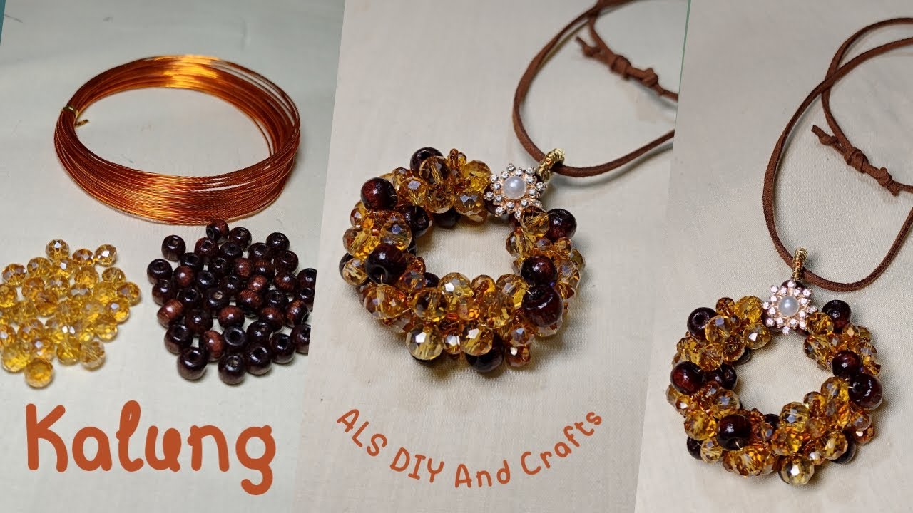 Tutorial Manik Tutorial Kalung Manik | Necklace Beads Tutorial | Cara Membuat Kalung ...
