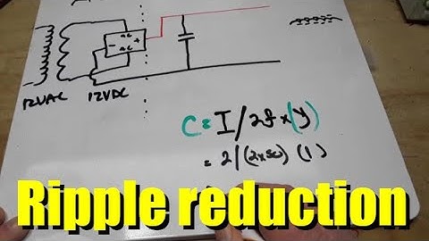 How to choose a smoothing capacitor to reduce ripple