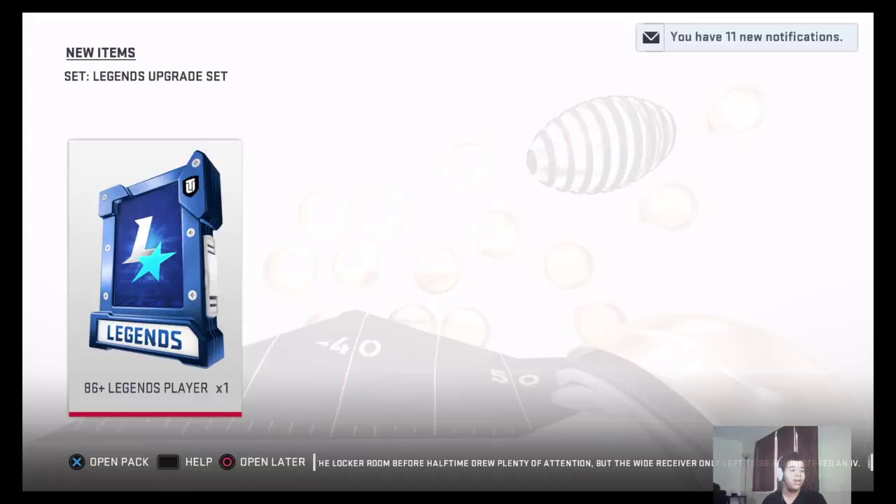 Legends fantasy bundle opening #7 Madden 19