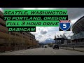 Seattle, Washington to Portland, Oregon | Full Drive | HD Dashcam