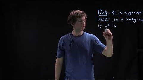 Group Theory, lecture 1.5: Orders, subgroups, isomorphism